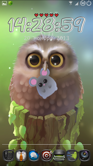 Little owl - безкоштовно скачати живі шпалери на Андроїд телефон або планшет.