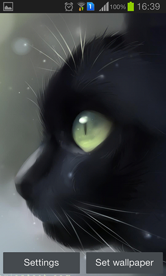 Download Lonely black kitty - livewallpaper for Android. Lonely black kitty apk - free download.