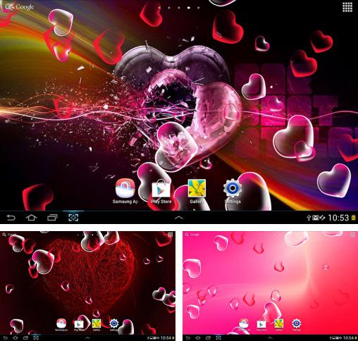 Kostenloses Android-Live Wallpaper Liebe. Vollversion der Android-apk-App Love für Tablets und Telefone.