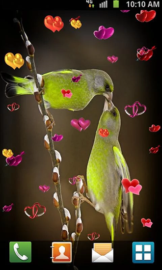 Love: Birds live wallpaper for Android. Love: Birds free download for  tablet and phone.