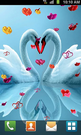Écrans de Love: Birds pour tablette et téléphone Android.