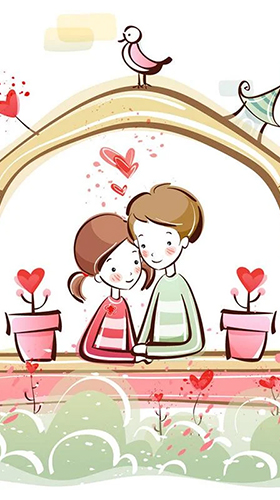 Love by Pro Live Wallpapers - скріншот живих шпалер для Android.