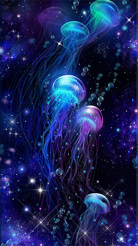 Luminous jellyfish HD