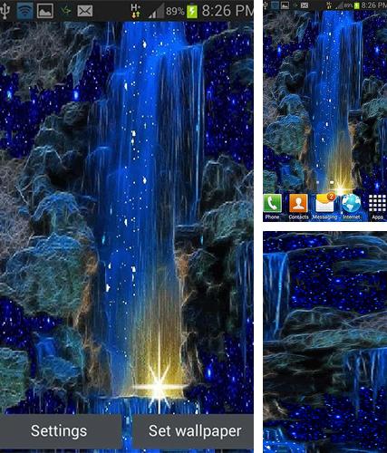 Descarga gratuita fondos de pantalla animados Cascada mágica azul para Android. Consigue la versión completa de la aplicación apk de Magic blue fall para tabletas y teléfonos Android.