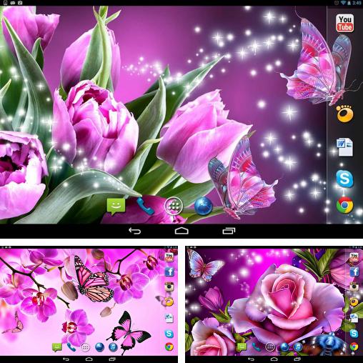 In addition to live wallpaper Bunny by Live Wallpapers Gallery for Android phones and tablets, you can also download Magic butterflies for free.