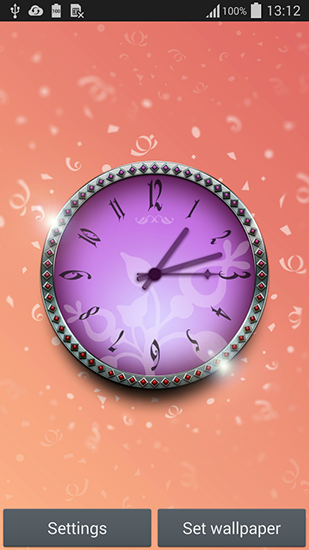 Screenshots of the Magic clock for Android tablet, phone.