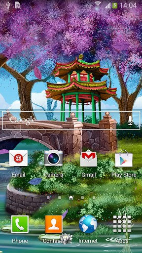 Screenshots of the Magic garden for Android tablet, phone.
