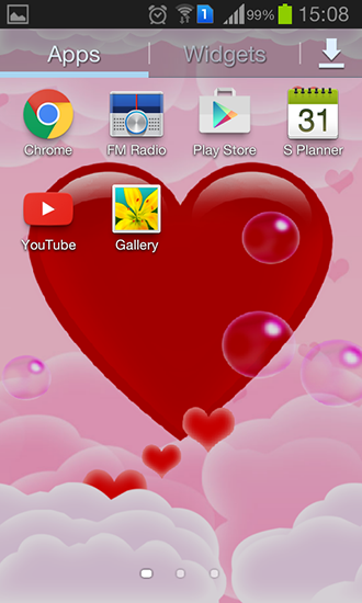 Magic heart für Android spielen. Live Wallpaper Magisches Herz kostenloser Download.