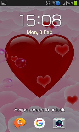 Screenshots of the Magic heart for Android tablet, phone.