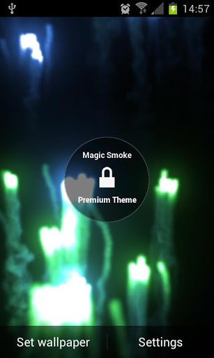 Magic smoke 3D - бесплатно скачать живые обои на Андроид телефон или планшет.