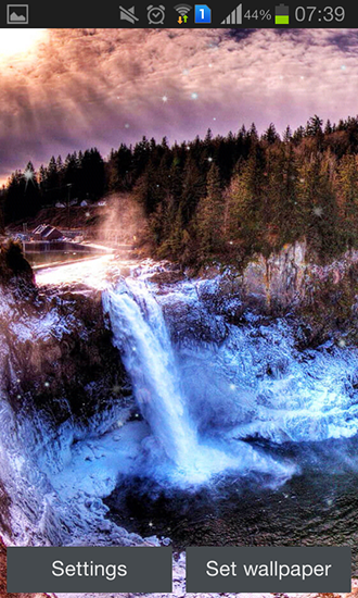 Magic waterfall für Android spielen. Live Wallpaper Magischer Wasserfall kostenloser Download.