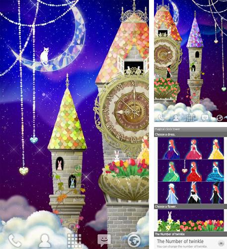 Télécharger le fond d'écran animé gratuit La tour d`horloge magique  . Obtenir la version complète app apk Android Magical clock tower pour tablette et téléphone.