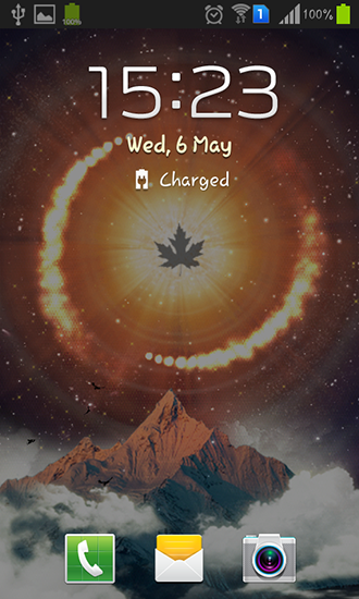 Screenshots of the Maple leaf for Android tablet, phone.