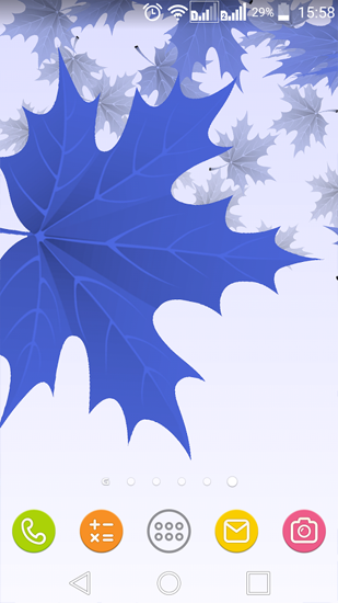 Screenshots of the Maple Leaves for Android tablet, phone.
