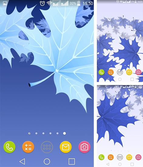 Kostenloses Android-Live Wallpaper Ahornblätter. Vollversion der Android-apk-App Maple Leaves für Tablets und Telefone.