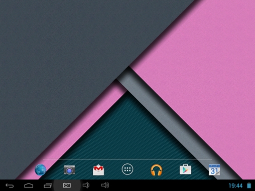 Screenshots of the Material design 3D for Android tablet, phone.