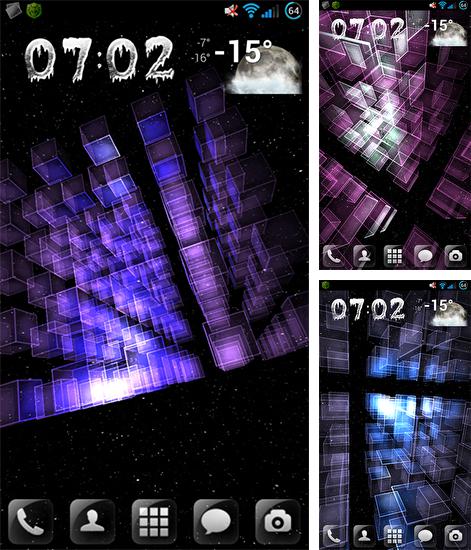 Matrix 3D сubes - бесплатно скачать живые обои на Андроид телефон или планшет.