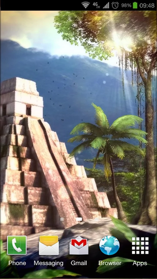 Descargar Mayan Mystery para Android gratis. El fondo de pantalla animados Secretos de la Mayas en Android.