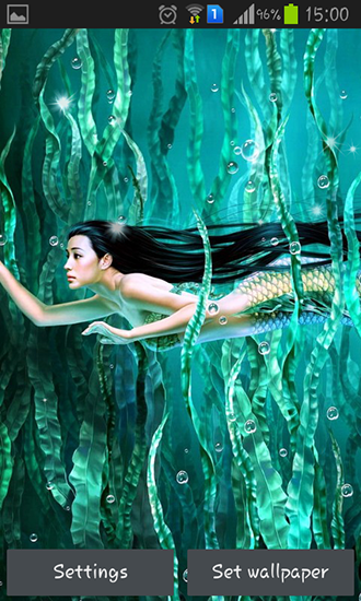  Descargar Mermaid para Android gratis. El fondo de pantalla animados Sirena en Android.