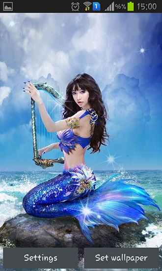 Скриншот Mermaid. Скачать живые обои на Андроид планшеты и телефоны.