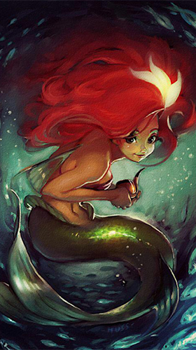  Descargar Mermaid by BestWallpapersCollection para Android gratis. El fondo de pantalla animados Sirena en Android.