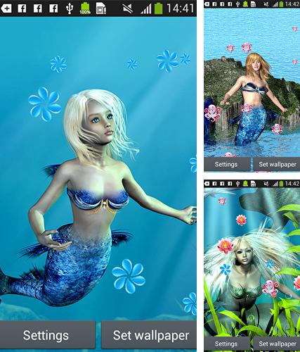 Mermaid by Latest Live Wallpapers - бесплатно скачать живые обои на Андроид телефон или планшет.