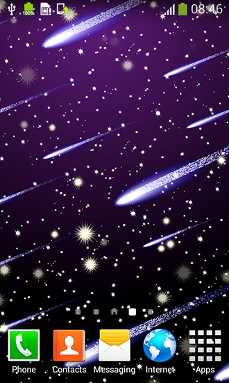 Meteor shower by Live wallpapers free