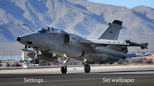 Screenshots of the Military aircrafts for Android tablet, phone.