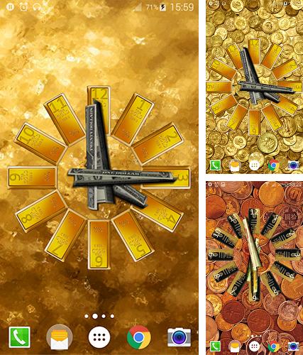 Download live wallpaper Money clock for Android. Get full version of Android apk livewallpaper Money clock for tablet and phone.