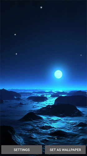 Screenshots of the Moonlight by Live Wallpaper HD 3D for Android tablet, phone.