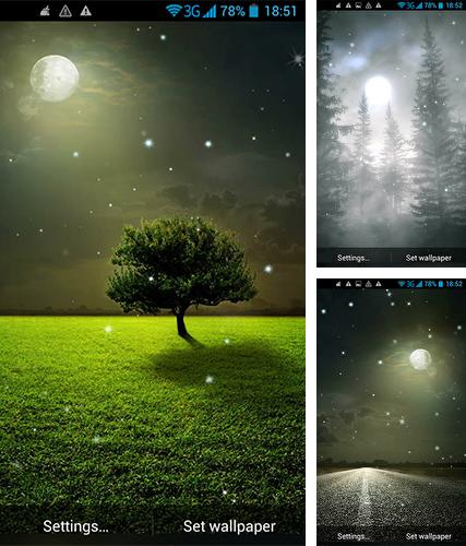 Télécharger le fond d'écran animé gratuit Limière de lune  . Obtenir la version complète app apk Android Moonlight by Live Wallpapers Ultra pour tablette et téléphone.