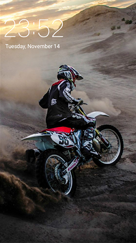 Screenshots of the Motocross for Android tablet, phone.