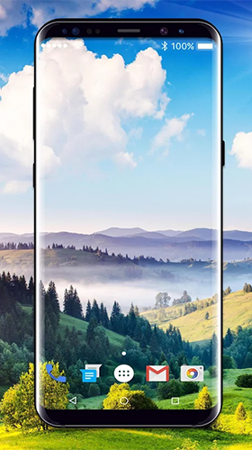 Écrans de Mountain nature HD pour tablette et téléphone Android.