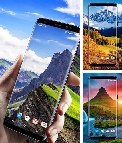 Kostenloses Android-Live Wallpaper Bergnatur HD. Vollversion der Android-apk-App Mountain nature HD für Tablets und Telefone.