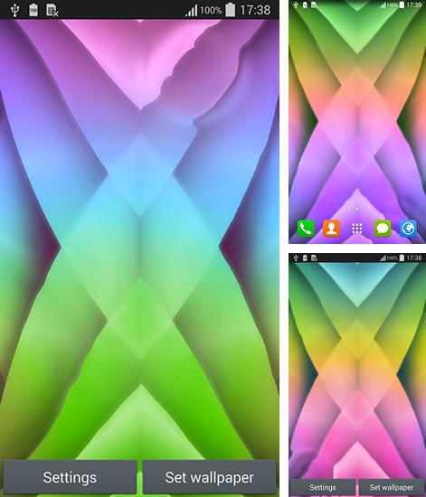 Kostenloses Android-Live Wallpaper Multicolor. Vollversion der Android-apk-App Multicolor für Tablets und Telefone.