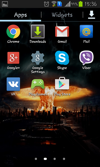 Mushroom cloud für Android spielen. Live Wallpaper Pilzwolke kostenloser Download.