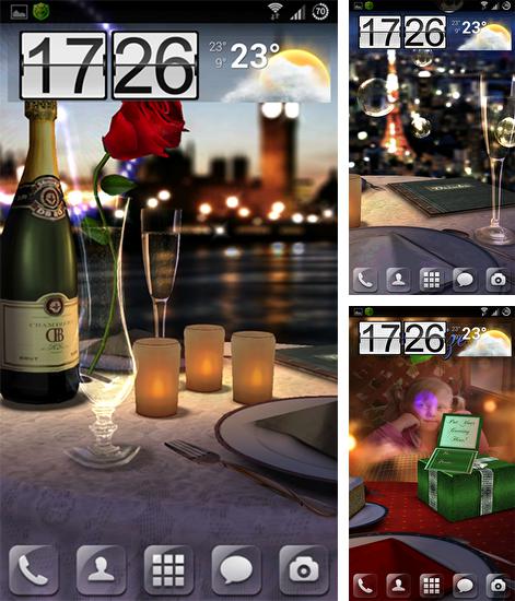 Kostenloses Android-Live Wallpaper Mein Date HD. Vollversion der Android-apk-App My date HD für Tablets und Telefone.