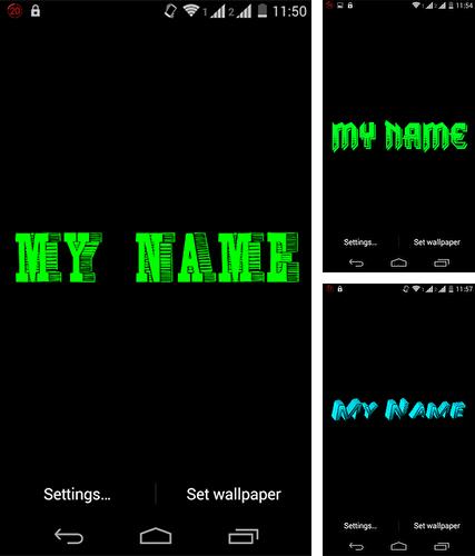 My name 3D