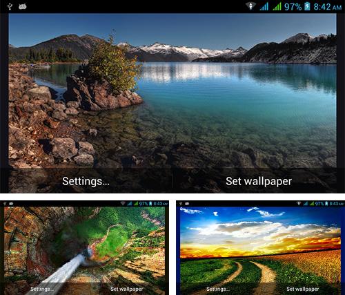 Descarga gratuita fondos de pantalla animados Naturaleza HD para Android. Consigue la versión completa de la aplicación apk de Nature HD by Live Wallpapers Ltd. para tabletas y teléfonos Android.