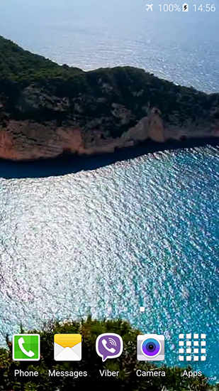 Screenshots of the Navagio beach for Android tablet, phone.