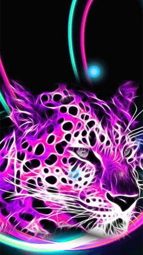 Screenshots of the Neon animals for Android tablet, phone.