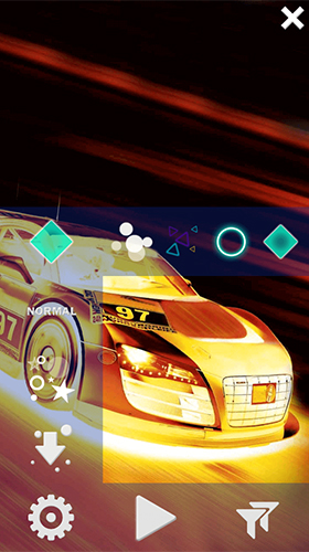Геймплей Neon cars для Android телефона.