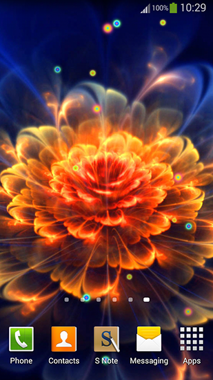 Screenshots von Neon flowers 2 für Android-Tablet, Smartphone.