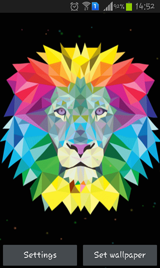 Neon lion