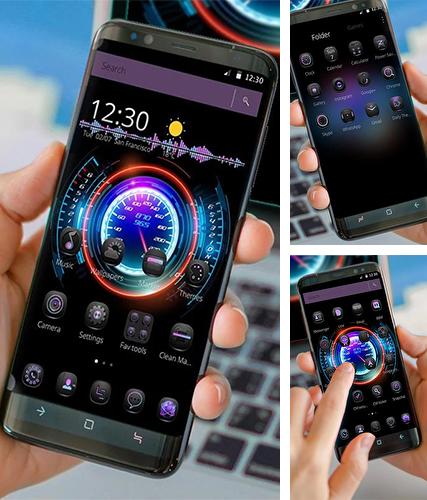 Kostenloses Android-Live Wallpaper Neon Renn-Hologramm. Vollversion der Android-apk-App Neon racing car hologram für Tablets und Telefone.