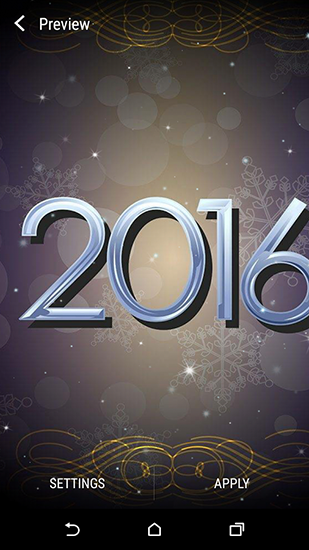 Screenshots of the New Year 2016 by Wallpaper qhd for Android tablet, phone.