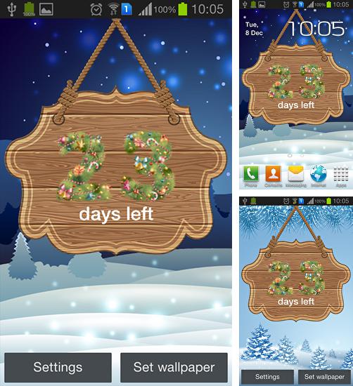 Además de fondo de pantalla animados Bosque de bambú para teléfonos y tabletas Android, también puedes descargarte gratis New Year: Countdown by Creative work.