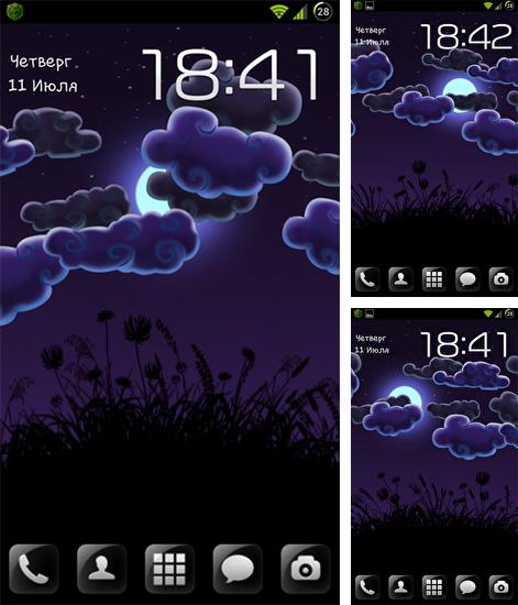 Kostenloses Android-Live Wallpaper Nacht Natur HD. Vollversion der Android-apk-App Night nature HD für Tablets und Telefone.