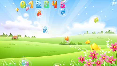 Number bubbles for kids für Android spielen. Live Wallpaper Zahlenblasen kostenloser Download.