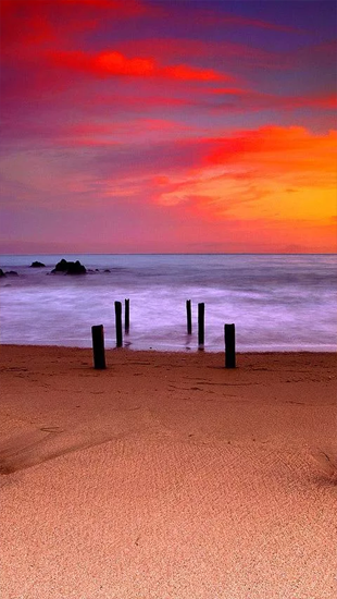 Ocean and Sunset für Android spielen. Live Wallpaper Ozean und Sonnenuntergang kostenloser Download.